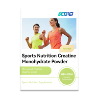 Créatine monohydrate en poudre micronisée, compléments nutritionnels sportifs pour adultes avec soutien immunitaire