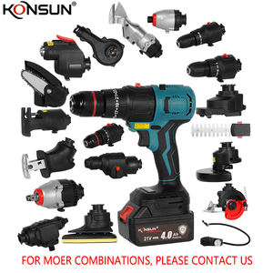 Kit d'outils électriques à main KONSUN OEM avec batterie Li-ion 21V 4.0AH, <span class=keywords><strong>ponceuse</strong></span> sans fil, ensemble 8+1 - Product Image 4