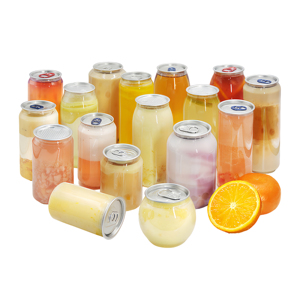 Pull-<b>ring</b> Plastic Bottles 330ml 500ml Transparent Coffee Pet Cans Sealing Machine Seal <b>Pop</b> Can Disposable Pet Cans With Lids - Product Image 4