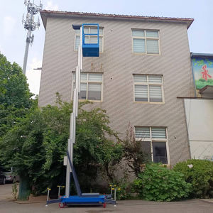 Piattaforma di Lavoro Aerea Mobile Idraulica in Lega di Alluminio, Altezza di Lavoro 6m, Capacità 150kg, Elevatore per Manutenzione Interna ed Esterna - Product Image 1