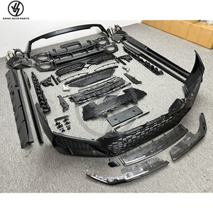 Kits de carrosserie Performante Style en carbone sec brillant tissé sergé, emballés sous vide, ajustement 1:1 pour Audi R8 2016-2018 : Pare-chocs et diffuseur - Product Image 5