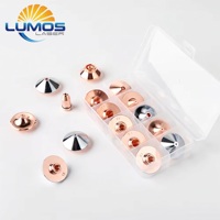 D28-D-15-S Nozel Pemotong Laser Booster Lapisan Tunggal Nitrogen Clean Cut Suku Cadang Tembaga untuk Mesin Fiber Daya Tinggi