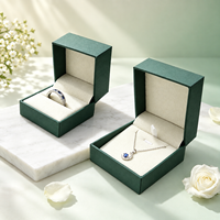 Boîte à bijoux en papier personnalisée avec logo |   Boîte cadeau de luxe en carton kraft pour collier, faible MOQ