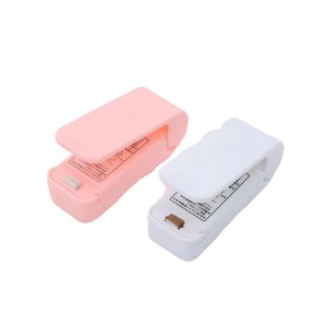Mini máquina de sellado de alimentos, bolsa de almacenamiento de paquetes de plástico portátil, sellador térmico - Product Image 1