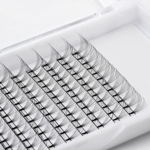 Ventilateurs préfabriqués à base pointue ventilateur préfabriqué en vrac 3D 4D 5D 6D 7D 8D 9D 10D 12D 14D Volume russe 0.05 0.07 Extension de cils - Product Image 1