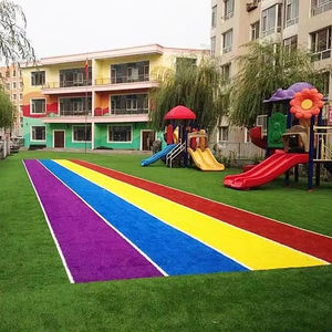 Gazon artificiel pour terrain de football haute densité, résistant au feu, 10 mm, 50 mm, imperméable, résistant à l'humidité, matériau PE+PP. Directement de l'usine - Product Image 3