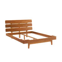 Le bambou massif respectueux de la terre combine un lit en bambou au design magnifique