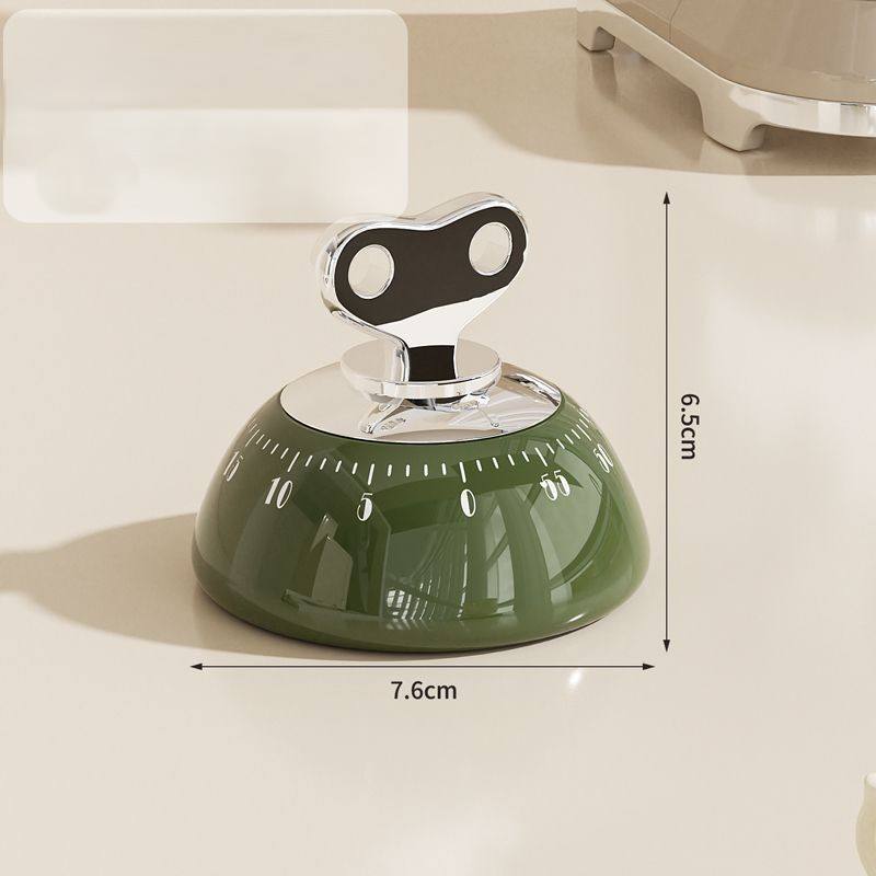 Battery-Free Magnetic Kitchen Timer Electronic Mechanical Reminder for Refrigerator Timing with Magnetic Wream