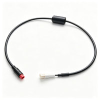Cable plano rojo con pestillo de bloqueo para HDD SSD, placa base de PC, cable plano de extensión, cable de datos de 6Gbps