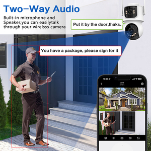 Joareon aov không dây <span class=keywords><strong>Wifi</strong></span> năng lượng mặt trời Máy ảnh 4MP icsee ngoài trời PTZ ống kính kép con người phát hiện mạng an ninh năng lượng mặt trời máy ảnh - Product Image 3