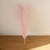 Herbe de la Pampa Artificielle en Polyester, Faux Roseau Moelleux pour Décoration de Mariage et d'Intérieur