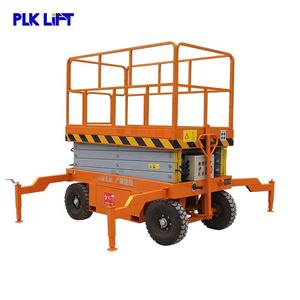 4 मीटर 500 किलोग्राम हाइड्रोलिक इलेक्ट्रिक ट्रेल्ड मैनुअल पुश मोबाइल कैंची लिफ्ट आदमी हवाई कार्य मंच बिक्री के लिए लिफ्ट - Product Image 3