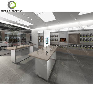 Décoration intérieure de boutique de téléphonie mobile de style lumineux, mobilier durable pour boutique de téléphonie mobile avec éclairage LED personnalisé, vitrine d'exposition pour boutique de téléphonie mobile - Product Image 4