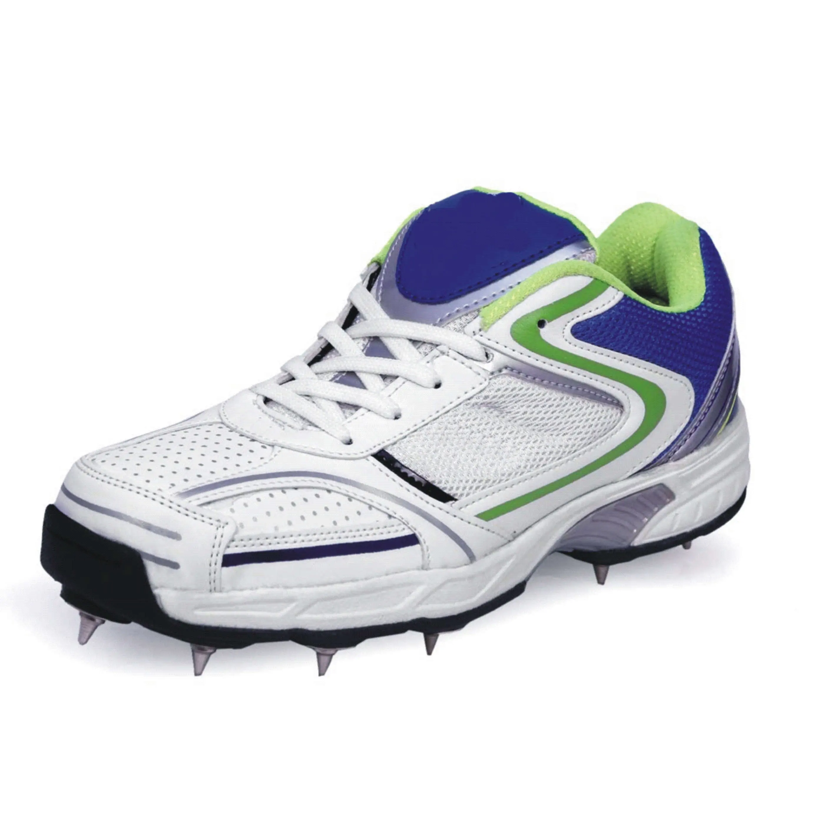 Entraînement professionnel Match Pratiques Spike Bottes Designer Nail Chaussure Gazon Baskets Personnalisé Top Qualité Cricket Spikes Chaussures