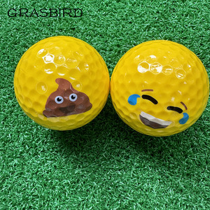 Offre Spéciale – <span class=keywords><strong>Balles</strong></span> <span class=keywords><strong>de</strong></span> <span class=keywords><strong>Golf</strong></span> Jaunes en Gros pour Cadeaux – Fabrication en Usine – 2 Couches – Motif Dessin Animé - Product Image 5