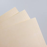 Carpeta de archivo individual de papel Manila beige, tamaño carta, estilo estadounidense, con etiqueta 1/3, tamaño A4 legal, superventas transfronteriza