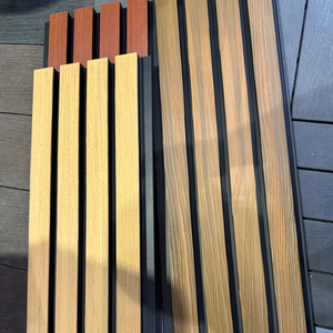 Bên ngoài WPC Panel tường đồng tấm ép tấm ốp rãnh - Product Image 2