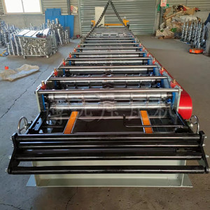 Drielaags Dak Leisteen Metalen Tegel Maken Machine Trapeziumvormige Gegolfde Ibr Dakplaat Coiling Machine Prijs - Product Image 5