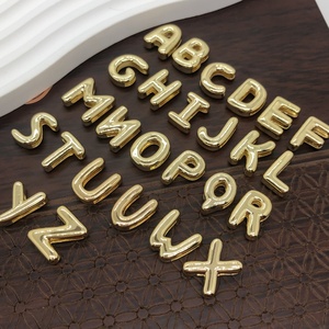 สร้อยข้อมือ DIY ตัวอักษร 26 ตัว ยอดขายดี<span class=keywords><strong>ข</strong></span>้ามพรมแดน สายนาฬิกา 10 มม. พร้อมตัวอั<span class=keywords><strong>ก</strong></span>ษรชุบทอง <span class=keywords><strong>ข</strong></span>ายส่ง - Product Image 1