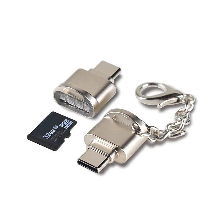 호환 가능한 USB c 허브 맥북/전화 변환기. 마이크로 USB에 C OTG 유형 SD TF 어댑터 메모리 카드 판독기