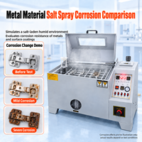 Chambre d'essai de corrosion par pulvérisation de sel accélérée, machine d'essai de brouillard salin pour tester la résistance à la corrosion des surfaces de peinture des quincailleries métalliques