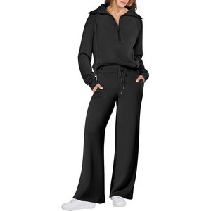 Premium 2025 autunno Trendy da donna XS taglia 2 pezzi, felpa e pantaloni di tuta oversize per Set felpa da salotto abbinata - Product Image 3