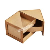 Caja de papel Kraft con cajón multicapa personalizable al por mayor, caja de embalaje para joyería, perfume cosmético, regalo Premium