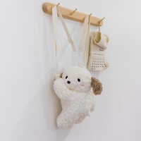 Sac à dos en peluche unisexe pour animaux en peluche, sac à main mignon en forme de chat, avec rembourrage doux en coton PP, cadeau pour enfants, sac à dos en peluche Kawaii