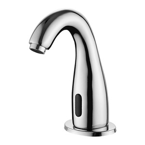 <span class=keywords><strong>Robinet</strong></span> automatique à capteur en laiton massif, monotrou, eau froide, sans contact, intelligent, infrarouge, à poser sur le plan, pour lavabo de salle de bain et toilettes - Product Image 1