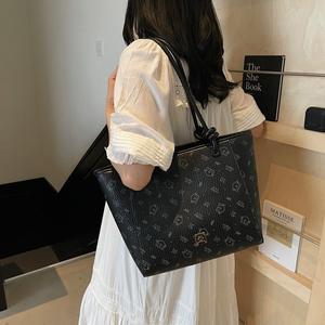 Sac fourre-tout de luxe pour femme, sac à main en cuir grande capacité, sac de shopping pour femme - Product Image 2