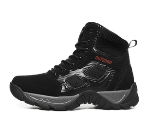 DF688 Stock Summer Outdoor Sports Walking Working <b>Hiking</b> Duty Men Breathable Sports <b>Hiking</b> Ankle <b>Boots</b> Black Desert - Product Image 1