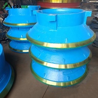 Repuestos de Alta Calidad para Trituradora de Cono Telsmith SBS SBX 24S 36S 36FC 52 SBS, Molde Cóncavo para Minería de Minerales, Certificado ISO9001