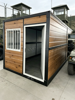 Casa Contenedor Plegable de Acero Prefabricada y Desmontable con 2-4 Dormitorios y Baño, Diseño Moderno para Uso como Apartamento