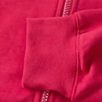 Sweat à capuche zippé unisexe en coton et polyester, style décontracté oversize, multicolore, teint uni, en tissu éponge, écologique et respirant, collection automne jeunesse