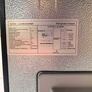 693l Large Capacity Side by <b>Refrigerator</b> Compressor Frost-free Double Door Fridge Black Glass in Stock B-693lllllll - Product Image 5