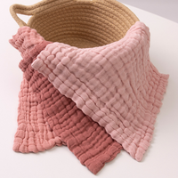 High Quality 30*30 cm Soft Cotton Face Towel Wholesale Natural Baby Burp Newborn Baby Face Towel Muslin Baby Wash Cloth