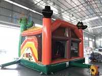Castillo Inflable Comercial para Niños, Combo Acuático con Tobogán, Certificado CE, 5.3x5x3.5m, para 10 Personas