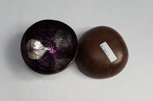 Vente en gros OEM – Nouveaux ensembles de vaisselle colorés en coquilles de noix de coco naturelles polies et écologiques, idéaux pour la rentrée scolaire, à prix abordable, du Vietnam - Product Image 4