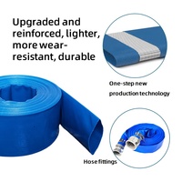 Tuyau d'arrosage souple en PVC pour l'agriculture, 2, 3, 4, 6, 8 pouces, anti-UV, haute pression, léger