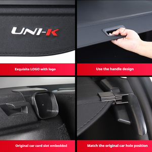 Changan Gen2 UNIK IDD UNIT 2023 내부 소포 선반 자동차 부품에 대한 후면 트렁크 보안 쉴드 쉐이드 개폐식화물 커버 - Product Image 5