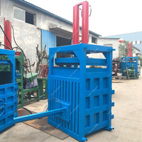 Presse à balles verticale pour déchets de fer et de métal, sac tissé en paille de maïs, boîte de bouteille, film, compacteur hydraulique de déchets