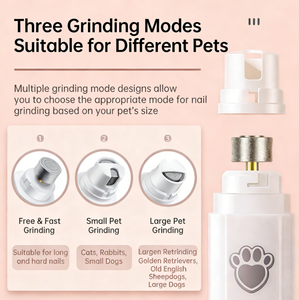 Lime à ongles électrique rechargeable pour animaux de compagnie, coupe-ongles, polisseuse pour chiens, chats et chatons - Product Image 3