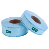 Haute qualité 510K 100MM * 200M rouleau de bobine plat stérile produits d'hygiène buccale polyvalents pour hôpital et clinique dentaire