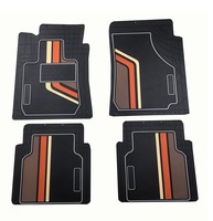 Tapis de voiture universels sur mesure toutes saisons, protection intégrale 3D, bords étendus, en caoutchouc imperméable