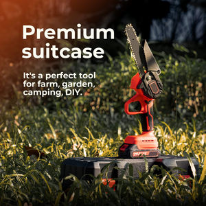 Vente directe d'usine de qualité industrielle 21V 6 pouces <span class=keywords><strong>batterie</strong></span> au Lithium <span class=keywords><strong>scie</strong></span> <span class=keywords><strong>à</strong></span> <span class=keywords><strong>chaîne</strong></span> <span class=keywords><strong>à</strong></span> main Portable sans fil <span class=keywords><strong>Mini</strong></span> tronçonneuse électrique OEM - Product Image 4