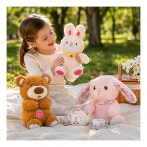 New Design AI Bear Stuffed Animal Chatbot Dialogue Function Rechargeable Storytelling Plush Gift for Children TOYSRUNNER 11-30cm - Product Image 4