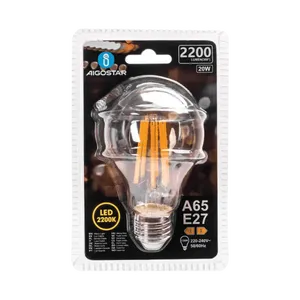 Bombilla LED de filamento A65 E27 Mbar 20W: luz cálida, eficiente en energía, ideal para decoración y ambientación en el hogar. - Product Image 3