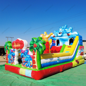 Lâu đài bơm hơi Aladdin cho trẻ em có khu vực trượt và leo núi - Product Image 2