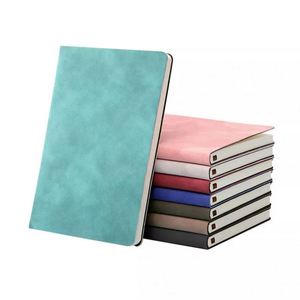 Nuevo Cuaderno A5 de Cuero, Mini, Tacto Suave, Edición Deluxe, Cosido, Personalizable, con Grabado en Relieve en Dorado/Plateado, 80 Hojas - Product Image 1