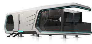 2025 E5 Capsule House Préfabriqué Tiny Resort Hotel avec un nouveau design pour la construction de bureaux School Mall Utilisation extérieure Panneau sandwich - Product Image 3